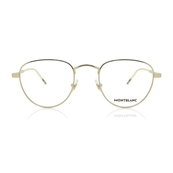 NEW MONTBLANC EYEGLASSES GOLD MEN EYEWEAR MONTBLANC MB0111O 002 - Picture 2 of 3